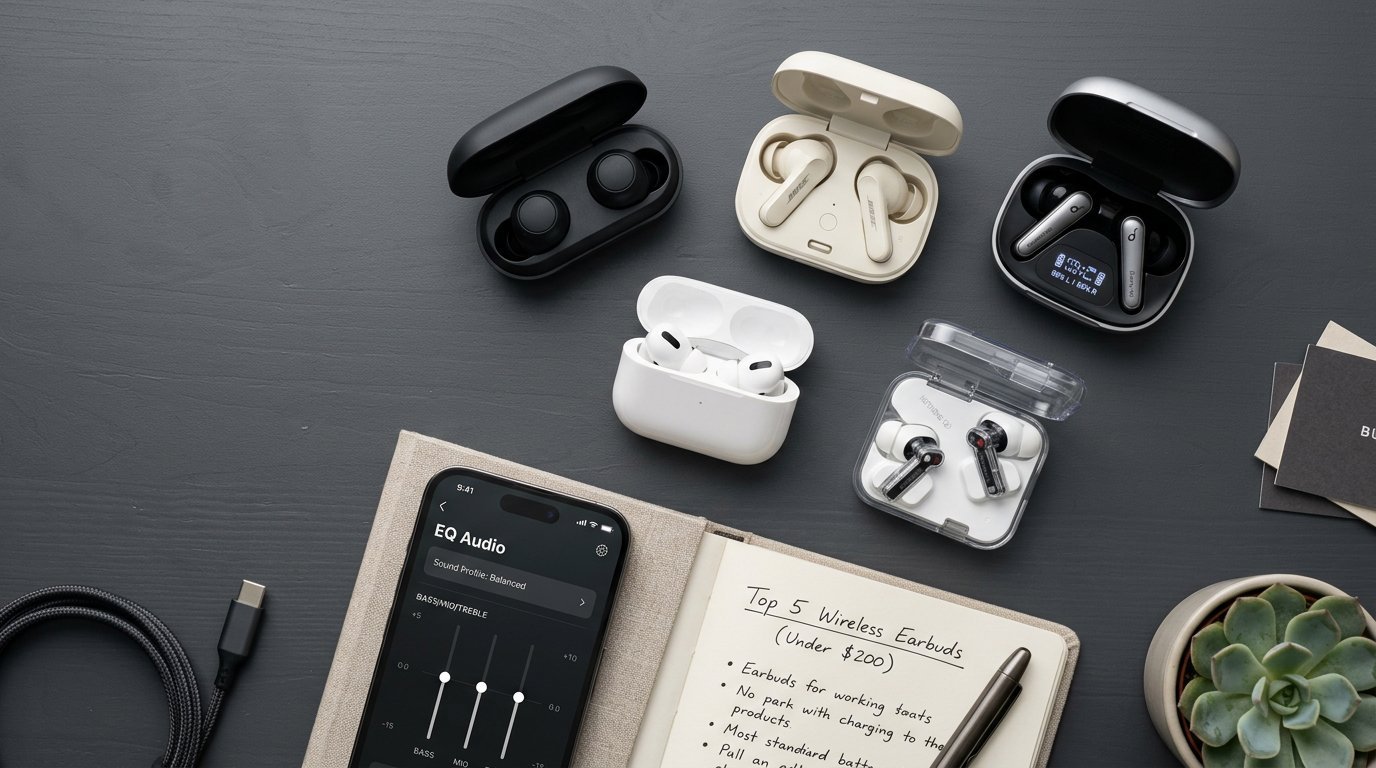best wireless earbuds under 200 dollars 2024 | Top 9